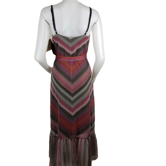 Rachel Rachel Roy Finn Metallic Striped Dress NWT - Picture 5 of 13